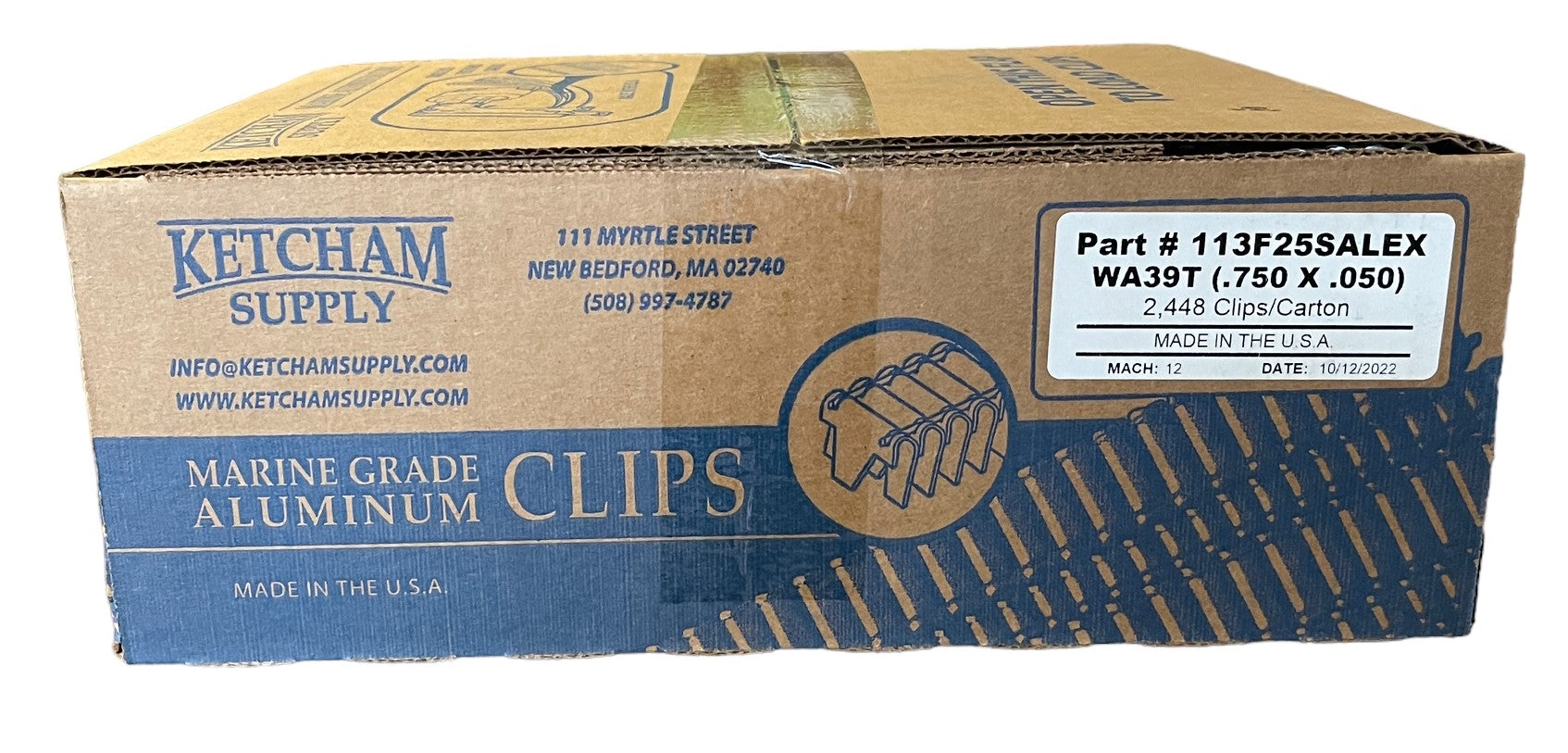 Ketcham Aluminum Clips